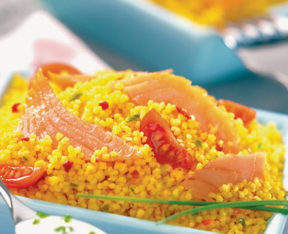 Recipe Express Slow Cooked Salmon And Couscous Scented With Sweet Spices Frije