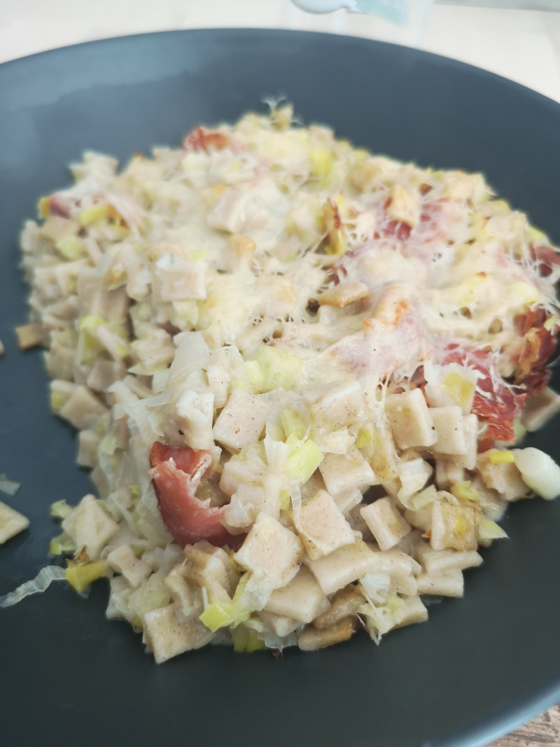 Recipe Leek crozet gratin - FRIJE