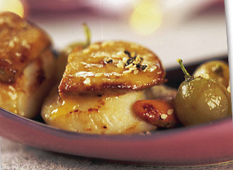 Recipe Scallops With Foie Gras Frije