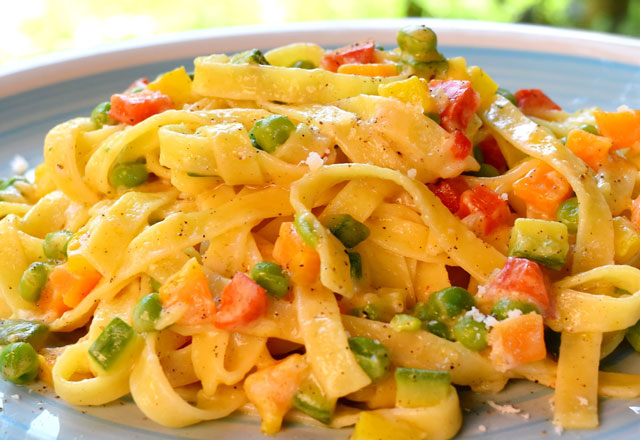 Recipe Tagliatelle with vegetables WW - FRIJE