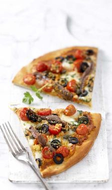 Recipe Pizza Tomatoes Anchovies Frije